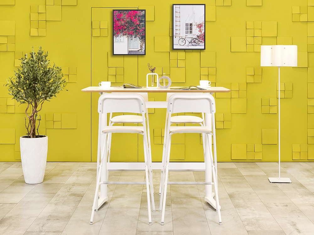 Обеденный стол IKEA ЛДСП Белый  СГПБ-20115