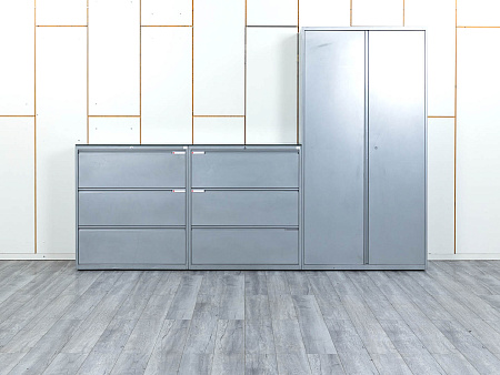 Комплект офисной мебели Herman Miller 3 200х1 800х1 000 ЛДСП Орех   (КОМХ-17082)