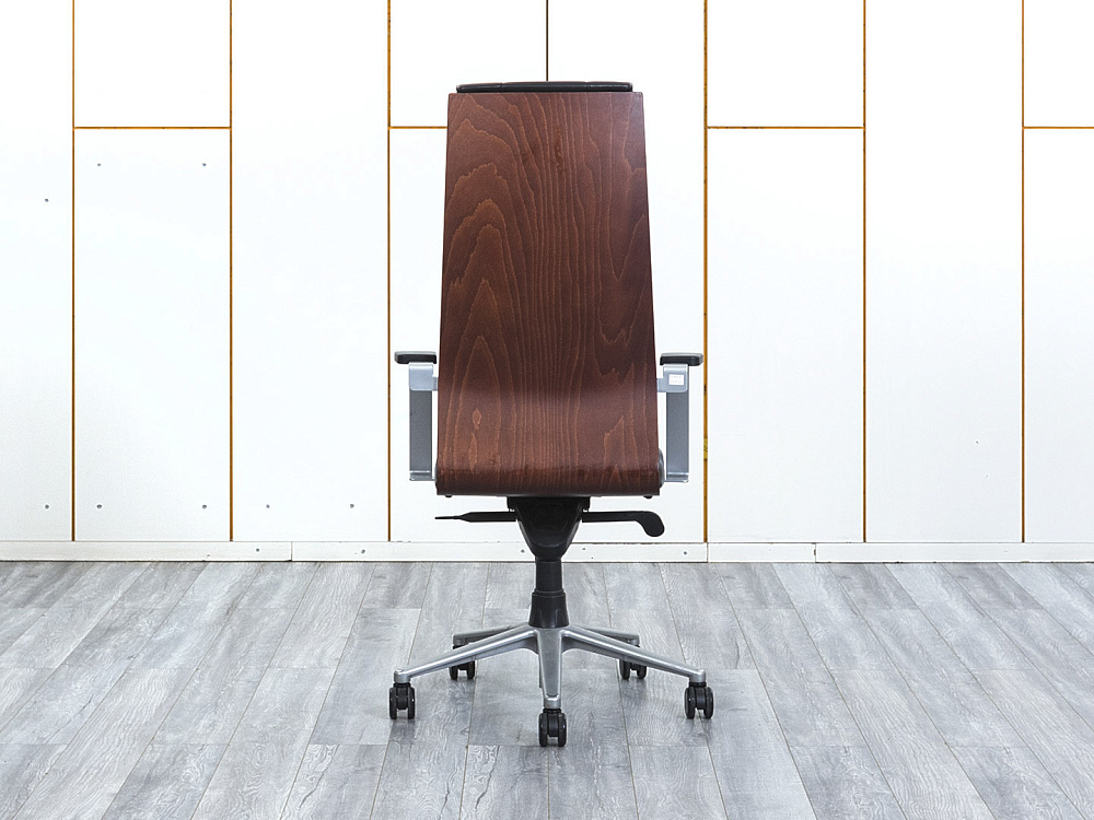 Офисное кресло руководителя  Sitland  Кожа Черный Madera A  (КРКЧ-18034)