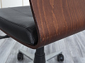 Офисное кресло руководителя  Sitland  Кожа Черный Madera A  (КРКЧ-18034)