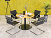 Обеденный стол Steelcase ЛДСП Бук Германия  СГКЛ2-110124