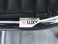 Офисное кресло руководителя  LUXY Кожа Черный   (КРКЧ1-12123)